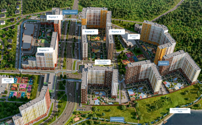 . Вариант № 2644, 6, площадь - от от 20 м² квм, цена от 7 761 600 ₽ рублей