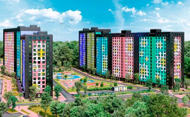 . Вариант № 1151, 2, площадь - от от 23 м² квм, цена от 3 304 000 ₽ рублей