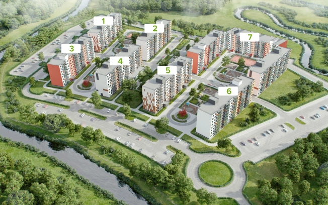 . Вариант № 1754, 7, площадь - от за 30.0 м² квм, цена  рублей