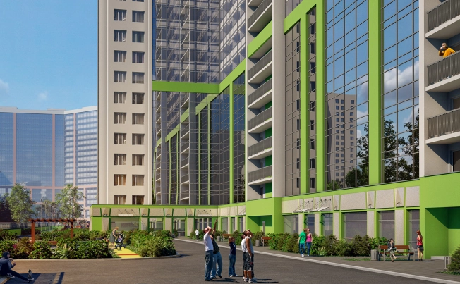 . Вариант № 522, 1, площадь - от за 21.5 м² квм, цена  рублей