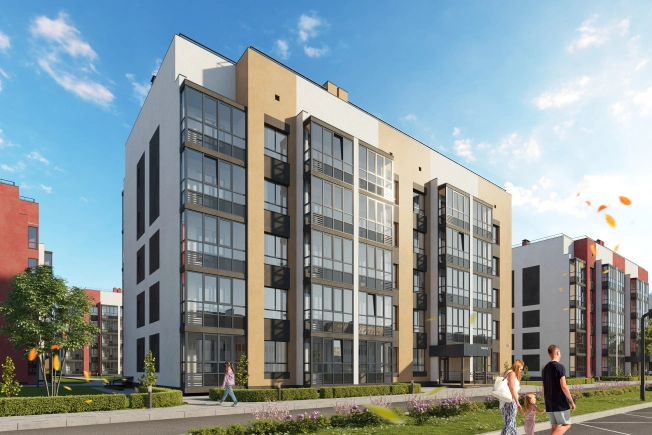 . Вариант № 1588, 1, площадь - от от 38 м² квм, цена от 3 496 800 ₽ рублей