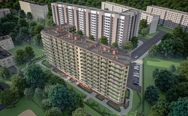 . Вариант № 2092, 4, площадь - от от 24 м² квм, цена от 4 284 000 ₽ рублей