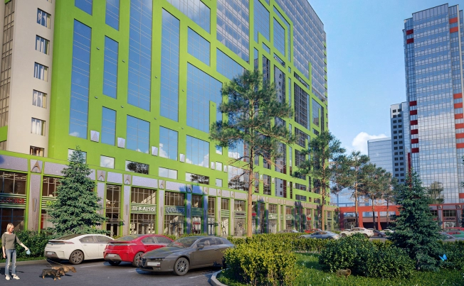 . Вариант № 1544, 2, площадь - от от 23 м² квм, цена от 5 494 800 ₽ рублей