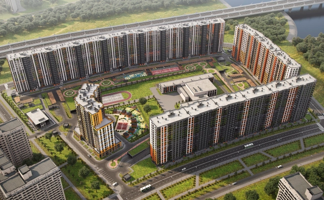 . Вариант № 458, 7, площадь - от за 21.7 м² квм, цена  рублей