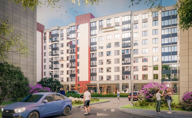 . Вариант № 5516, 1, площадь - от от 20 м² квм, цена от 3 829 050 ₽ рублей