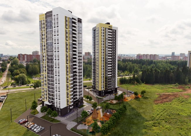 Жилые комплексы в регионе Удмуртская Республика. Вариант № 214, 4, цена 2450000 рублей