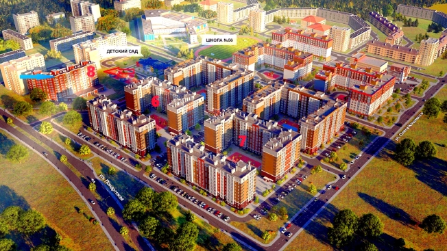 . Вариант № 457, 3, площадь - от от 34 м² квм, цена от 4 185 500 ₽ рублей