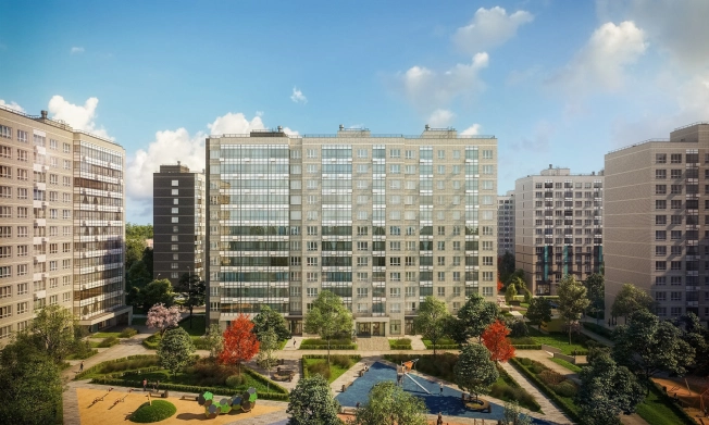 . Вариант № 160, 2, площадь - от от 23 м² квм, цена от 6 141 403 ₽ рублей