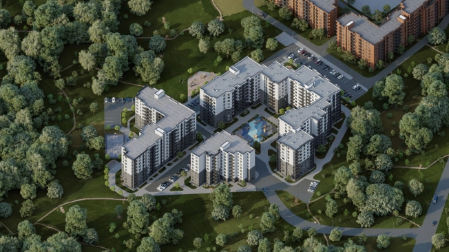 . Вариант № 1897, 1, площадь - от за 80.4 м² квм, цена  рублей