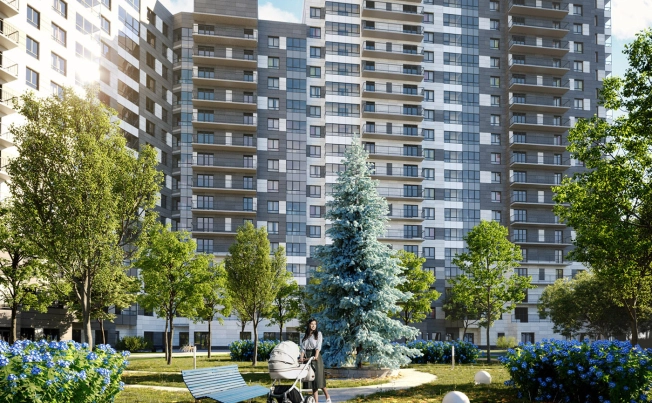 . Вариант № 463, 2, площадь - от от 37 м² квм, цена от 7 735 438 ₽ рублей