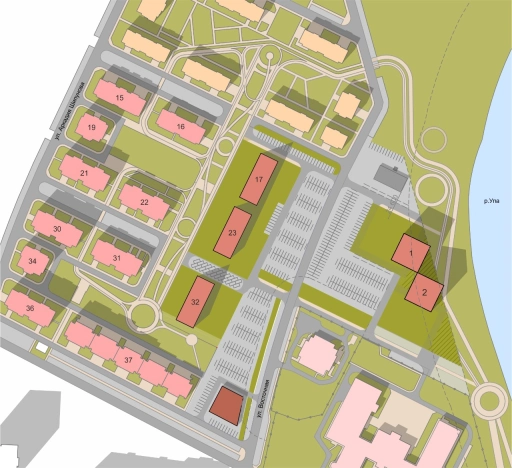 . Вариант № 1744, 6, площадь - от за 34.6 м² квм, цена  рублей