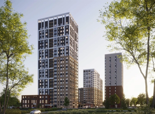 . Вариант № 1607, 0, площадь - от от 24 м² квм, цена от 2 214 800 ₽ рублей