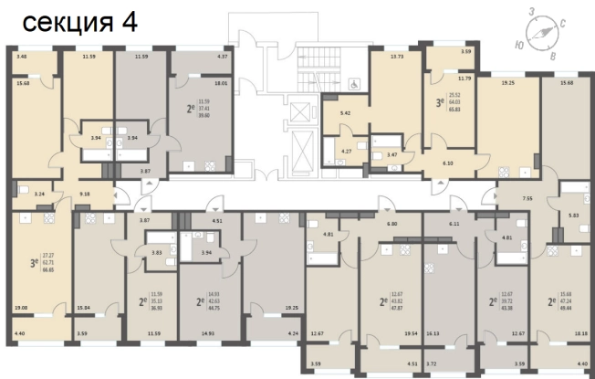Жилые комплексы в Воронеже. Вариант № 3195, 11, цена 5694540 рублей