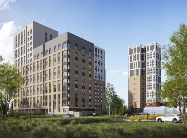 . Вариант № 1607, 9, площадь - от от 24 м² квм, цена от 2 214 800 ₽ рублей