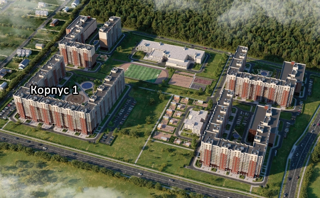 . Вариант № 1654, 0, площадь - от от 22 м² квм, цена от 5 136 492 ₽ рублей