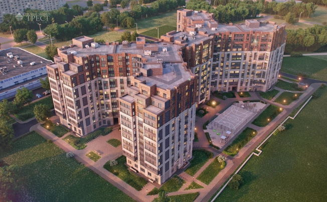 . Вариант № 1010, 3, площадь - от от 46 м² квм, цена от 13 264 000 ₽ рублей