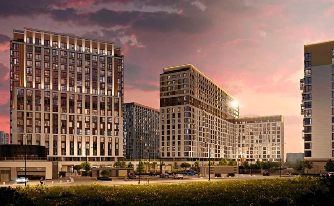 Жилые комплексы в Мурине. Вариант № 5500, 3, цена 4165066 рублей