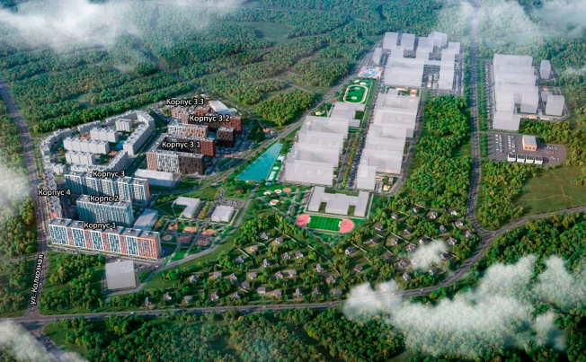 . Вариант № 513, 8, площадь - от от 23 м² квм, цена от 4 407 095 ₽ рублей