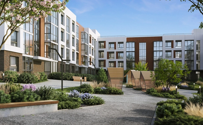 . Вариант № 5555, 2, площадь - от от 27 м² квм, цена от 6 059 066 ₽ рублей