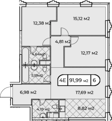 Купить квартиру в ЖК West Garden в Москве. Вариант № 65949, 0, площадь -  квм, цена 55700000 рублей