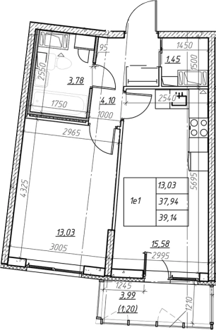 Купить двухкомнатную квартиру на улице Оборонная в Мурине. Вариант № 6853132, 0, площадь -  квм, цена 5975550 рублей