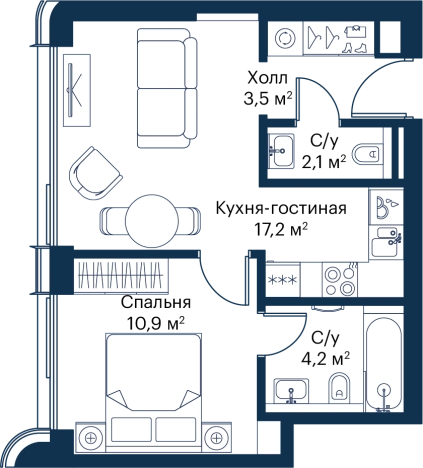 Купить квартиру в ЖК City Bay в Москве. Вариант № 85563, 0, площадь - квм, цена 21254430 рублей