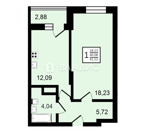 Купить квартиру в новостройках в ЖК Навигатор в Воронеже. Вариант № 130773, 0, площадь -  квм, цена 4874448 рублей