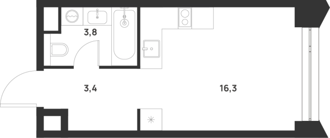 Купить Студию в новостройках на улице 1-й Грайвороновский проезд в Москве. Вариант № 10427516, 0, площадь -  квм, цена 16201900 рублей