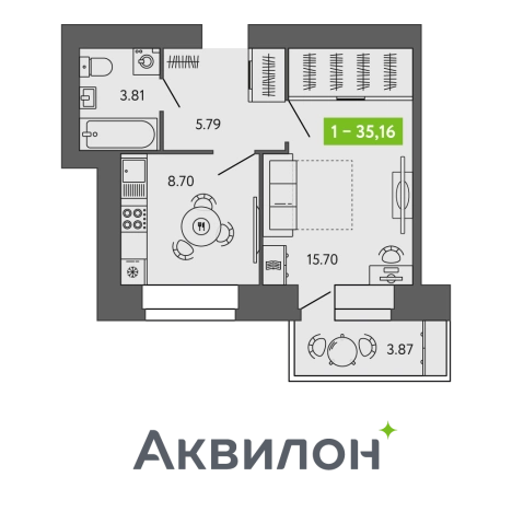 Купить квартиру в новостройках в Северодвинске. Вариант № 17523, 0, площадь -  квм, цена 4255000 рублей