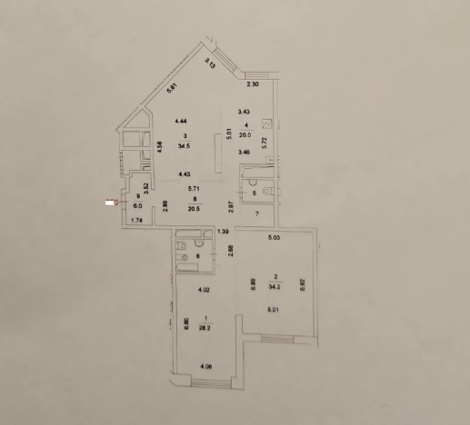Купить квартиру в районе Хорошёво-Мнёвники в Москве. Вариант № 25263, 9, площадь - квм, цена 51000000.0000 рублей
