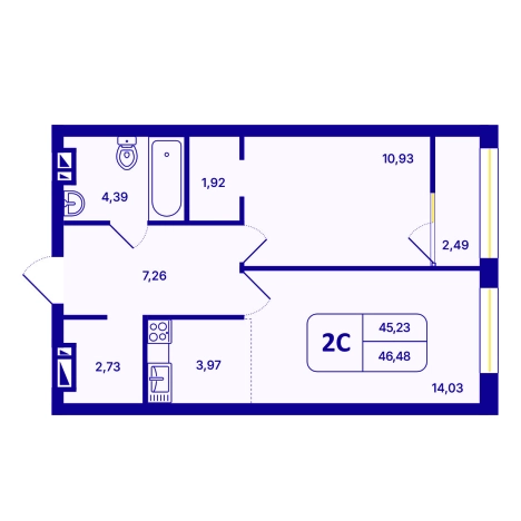 Купить Студию в ЖК 6 звезд - Шесть звезд (НОВОСИБИРСК) в Новосибирске. Вариант № 10056593, 0, площадь -  квм, цена 6950000 рублей
