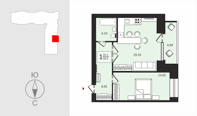 Купить квартиру в ЖК Загородный парк в Владимире. Вариант № 114431, 1, площадь -  квм, цена 7000000 рублей