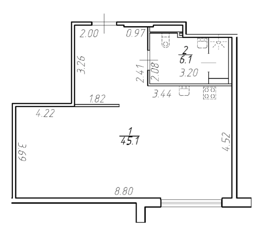 Купить Студию у метро Площадь Восстания в Санкт-Петербурге. Вариант № 8487789, 0, площадь -  квм, цена 20480000 рублей