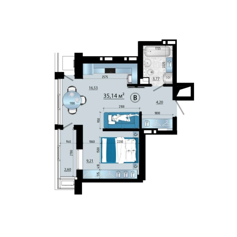 Купить двухкомнатную квартиру на улице 50 лет Октября в Приморском крае. Вариант № 6701875, 0, площадь -  квм, цена 7997864 рублей