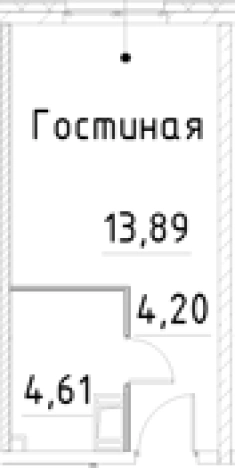 Купить Студию в новостройках на улице проспект Большевиков в Санкт-Петербурге. Вариант № 7596511, 0, площадь -  квм, цена 4956480 рублей