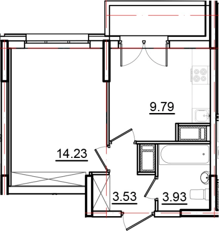 Купить однокомнатную квартиру в новостройках на улице Вадима Шефнера в Санкт-Петербурге. Вариант № 6474484, 0, площадь -  квм, цена 8910000 рублей