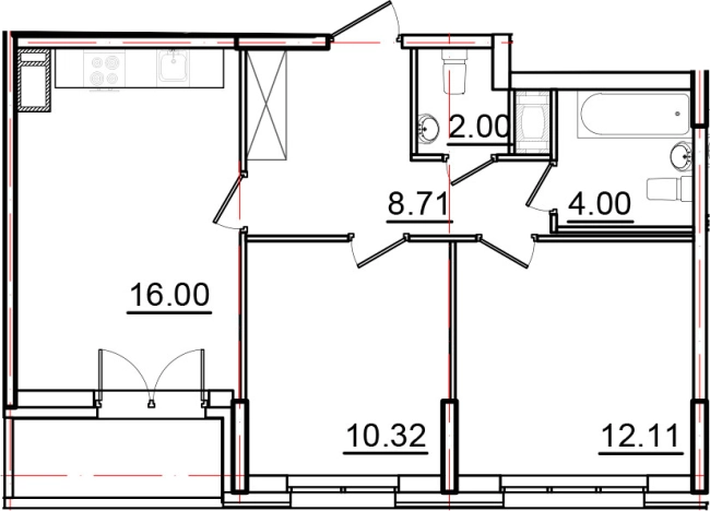 Купить трехкомнатную квартиру на улице Вадима Шефнера в Санкт-Петербурге. Вариант № 6511235, 0, площадь -  квм, цена 13597500 рублей