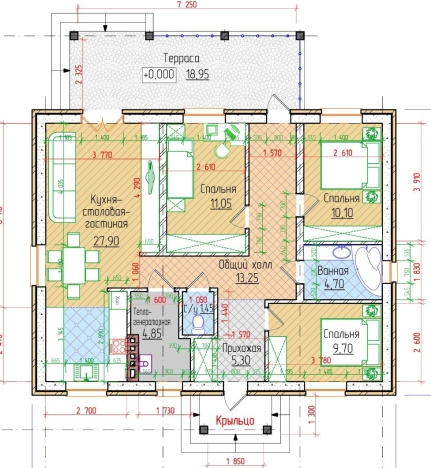 Купить дом в Брянской области. Вариант № 9364, 5, площадь -  квм, цена 6000000 рублей