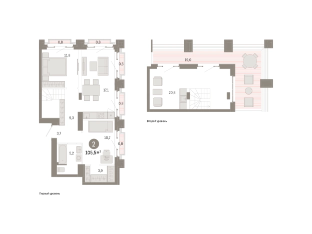 . Вариант № 8468151, 0, площадь - 105.5 квм, цена 32420000 рублей