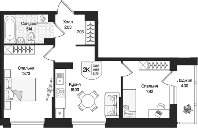 Купить квартиру в новостройках у метро Парнас в Ленинградской области. Вариант № 9314024, 0, площадь -  квм, цена 11633347 рублей