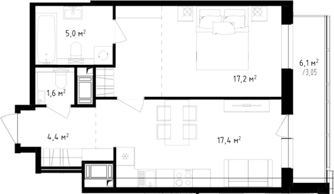 Купить двухкомнатную квартиру в районе Приморский в Санкт-Петербурге. Вариант № 8165152, 0, площадь -  квм, цена 12926400 рублей
