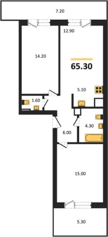 Купить квартиру в ЖК Горизонт (Gorizont) (НОВОСИБИРСК) в Новосибирске. Вариант № 113572, 0, площадь -  квм, цена 8550000 рублей