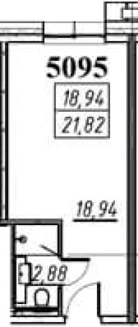Купить Студию в новостройках на улице Камышовая в Санкт-Петербурге. Вариант № 8343209, 0, площадь -  квм, цена 6109600 рублей