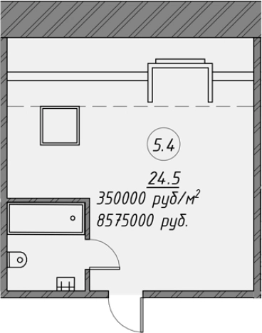 Купить квартиру в новостройках у метро Лиговский проспект в Санкт-Петербурге. Вариант № 7266824, 0, площадь -  квм, цена 8575000 рублей