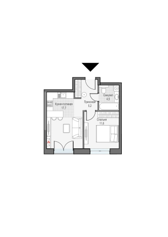 Купить квартиру у метро Бутырская в Москве. Вариант № 62832, 0, площадь - квм, цена 27240000 рублей