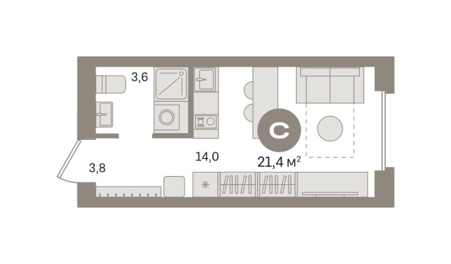 Купить квартиру в ЖК Первый квартал. Вторая очередь в Московской области. Вариант № 8615660, 0, площадь - квм, цена 5000000 рублей