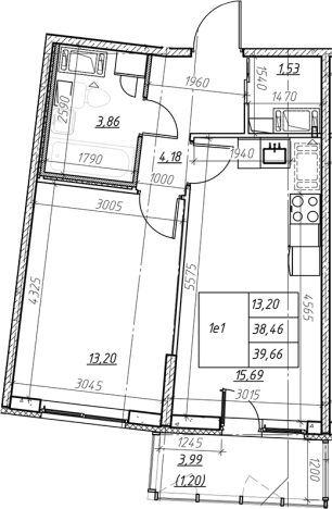 Купить двухкомнатную квартиру на улице Оборонная в Мурине. Вариант № 6852253, 0, площадь -  квм, цена 6057450 рублей
