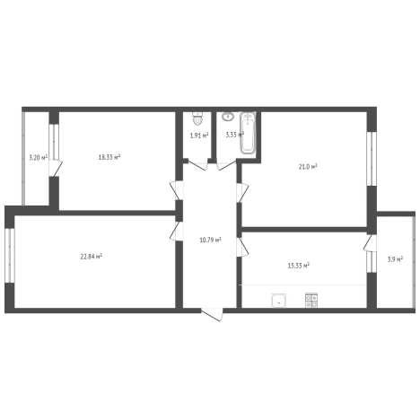 Купить квартиру на улице Родионовка в Владимире. Вариант № 9963855, 0, площадь -  квм, цена 8300000 рублей