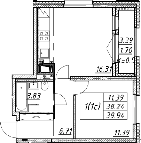 Купить двухкомнатную квартиру в новостройках в ЖК Цивилизация на Неве в Санкт-Петербурге. Вариант № 7850063, 0, площадь -  квм, цена 14143313 рублей