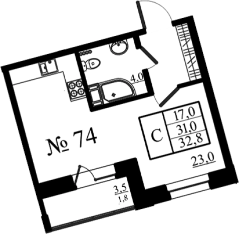 Купить квартиру в новостройках в районе исторический  Мариенбург в Гатчине. Вариант № 7259230, 0, площадь -  квм, цена 5606898 рублей